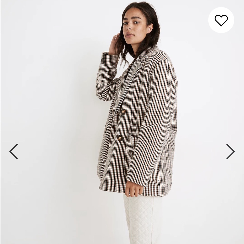 NWT Padded Jacket in Plaid